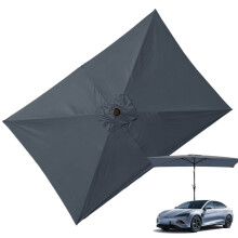 6.6x10ft Rectangle Outdoor Umbrella Replacement Canopy – UV Protection, Heavy Duty, Compatible with Standard Cantilever Umbrellas