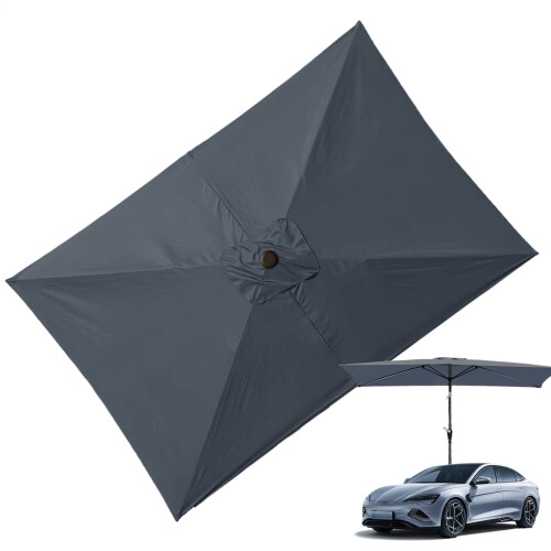 Outdoor Umbrella Canopy Rectangle 6.6 x 10 ft UV Protection