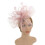 Fascinador de cabelo com penas e tiara para mulheres 1