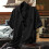 Men's cotton-linen casual jacket with lapel 2