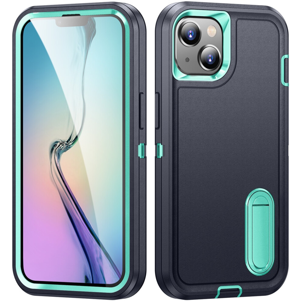 Iphone 15 Plus Rugged Case With Kickstand Light/Green 919886091043
