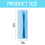 Bedsheet Clamps Plastic Corner Holders 0.59x1.81 inch Blue 3
