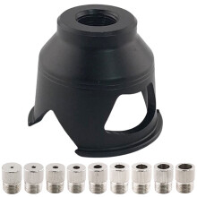 Vertical Punching Locator Black Grooved 2-10mm Drill Bushing
