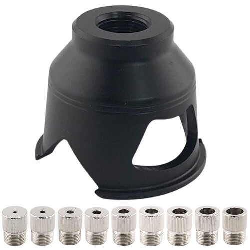 Vertical Punching Locator Black Grooved 2-10mm Drill Bushing