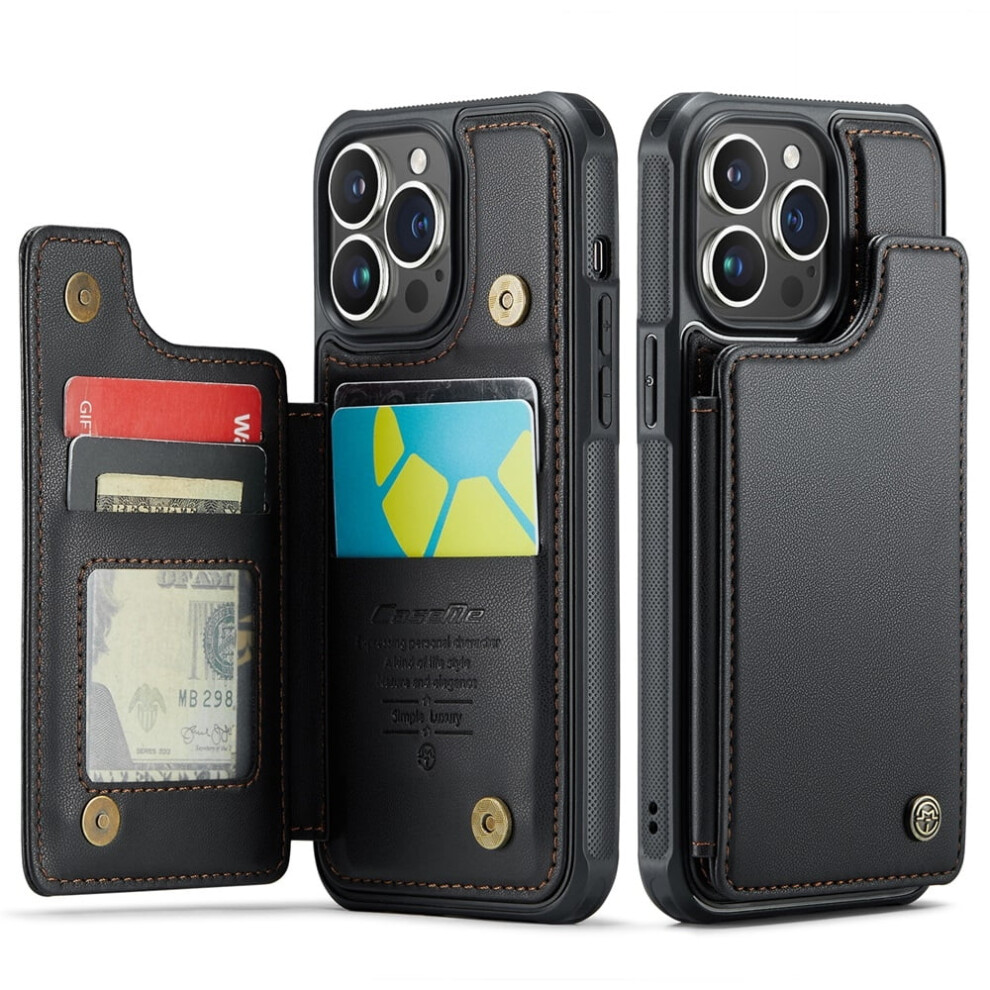 Caseme Leather Wallet Case For Iphone 14 Pro With Rfid 937196003976