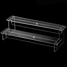 Estantería acrílica transparente tipo escalera, diseño elegante, 25 capas.