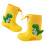 Kids Rain Boots Dinosaur Print 1 Pair 1