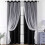 Double-Layer Sheer & Blackout Curtains with Lace Star 1