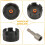 Nut Zipper Drill Attachment, Nuts Remover Bolt Extractor Tool for Conduit Racks, Strut Systems, Hex Shank Nut Driver 7