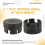 Nut Zipper Drill Attachment, Nuts Remover Bolt Extractor Tool for Conduit Racks, Strut Systems, Hex Shank Nut Driver 3