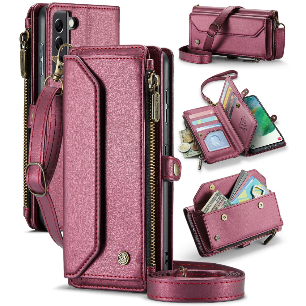 Caseme Leather Wallet Case For Samsung Galaxy S21 Fe With 975221398871