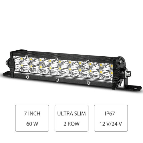 LED Light Bar Slim Spot and Flood Combo for Off-Road