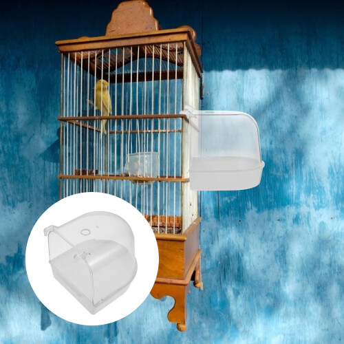 White Parrot Bathing Tub Hanging Design 2-Pack