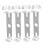 FRCOLOR ceiling pendant light mounting bracket set silver 6