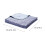Ice Silk Cooling Blanket 60x50in Dark Blue 3-Layer 1
