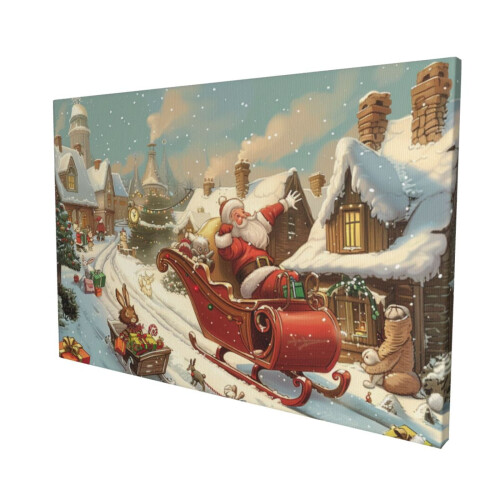 Santa Claus Wall Art Poster16x24in 2