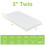 Memory Foam Twin Mattress 5 Inch CertiPUR-US Certified 3