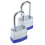 Laminated Key Padlocks Same Key 2 Pack 1