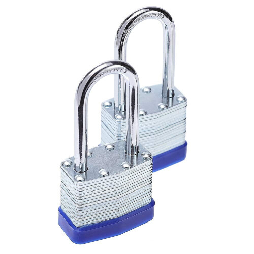 Laminated Key Padlocks Same Key 2 Pack
