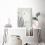 Toile abstraite silhouette de libellule 30 x 45 cm 5