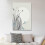 Toile abstraite silhouette de libellule 30 x 45 cm 6