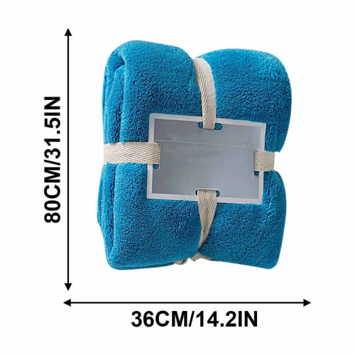 Soft Large Kitchen Towel 36 x 80 cm Blue