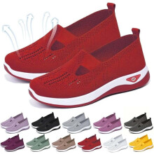 Willtoo Women's Orthopedic Slip-On Sneakers Red