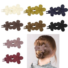 Flower Hair Clips Non-Slip Duck-Billed Claw 8PCS