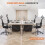 Chaise de bureau ergonomique à dossier haut en maille réglable 3