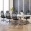 Chaise de bureau ergonomique à dossier haut en maille réglable 6