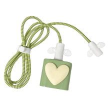 Charging Cable Protector Case Green
