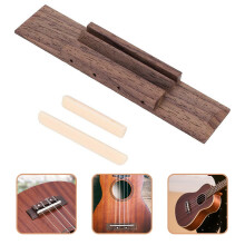 Ukulele Parts Set Adjustable Bridge Saddle Nut Wooden