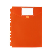 Plastic 3-Prong Folder with Pocket Letter Size 8 Colors