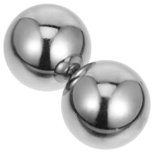 Stainless Steel Baoding Balls Silver 2 pcs