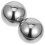 Stainless Steel Baoding Balls Silver 2 pcs 1