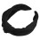 Knotted Headband for Women Black 1 Pc 1