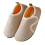 Women's Beige Indoor Slippers Closed Back Size 10.5 1