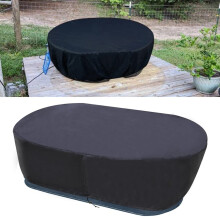 Oval Stock Tank Cover 210D Oxford Fabric