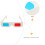 ETEREAUTY 3D Glasses White Frame Red-Cyan Lenses 5