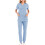 Women's Scrubs Set Sky Blue XL 1