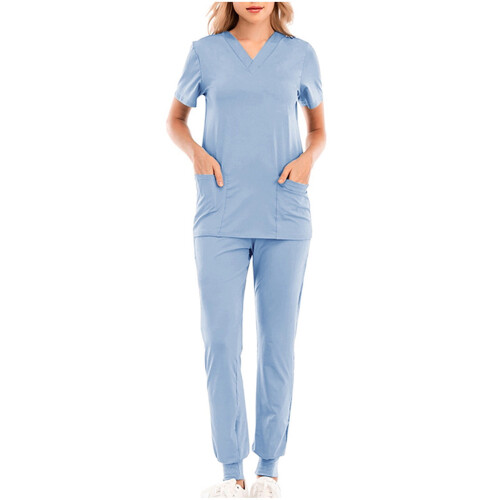 Women's Scrubs Set Sky Blue XL