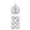 Christmas Balls Shatterproof Silver 2.36 Inch 6 Pcs 1