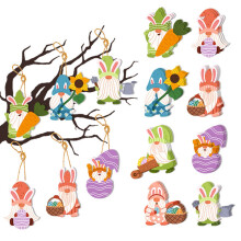 Easter Hanging Ornament Set Colorful 8 pcs
