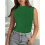 Regata feminina sem mangas verde tamanho XL 4