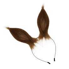 Christmas plush rabbit hair hoop with elastic band