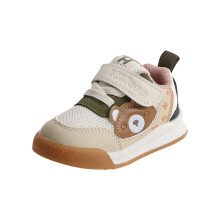 Toddler Barefoot Sneakers Wide Toe Box Beige Size 3-3.5