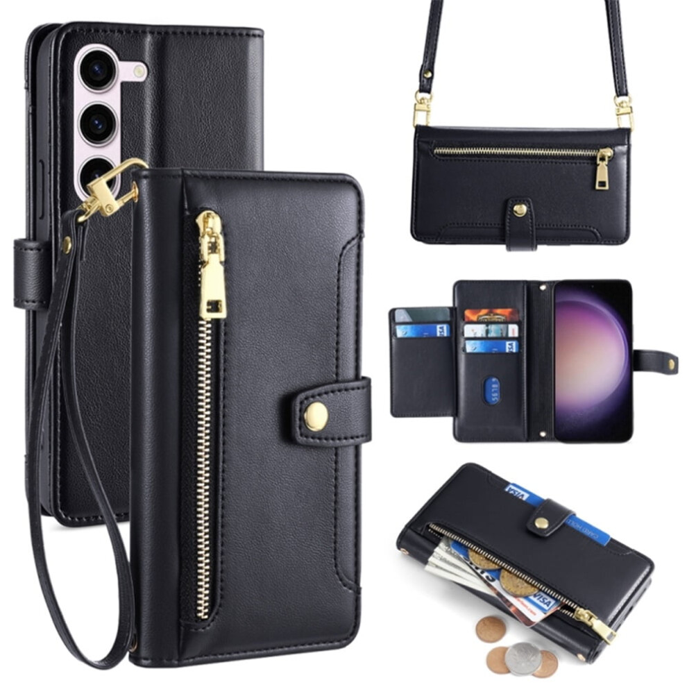 Leather Wallet Case For Samsung Galaxy S24+ 5G 6.7 Inch 975221381866