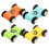 FRCOLOR houten raceauto speelgoedset 4 stuks 4