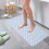 Rectangular Anti-Slip Bathroom Mat with Suction Cups, PVC Massage Foot Mat, Easy Clean, Multi-Scene Use 6