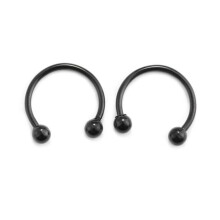 Nose Septum Ring Lip Nipple Eyebrow Lobe Horseshoe Ear Ring